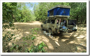 Camped at Midway Waterhole