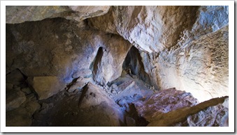 The entry chamber of Pompeii Cave