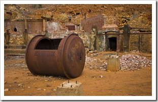 Ruins of the old copper, lead, silver and gold smelters just outside the town of Chillagoe