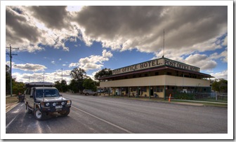 The Tank passing through Chillagoe