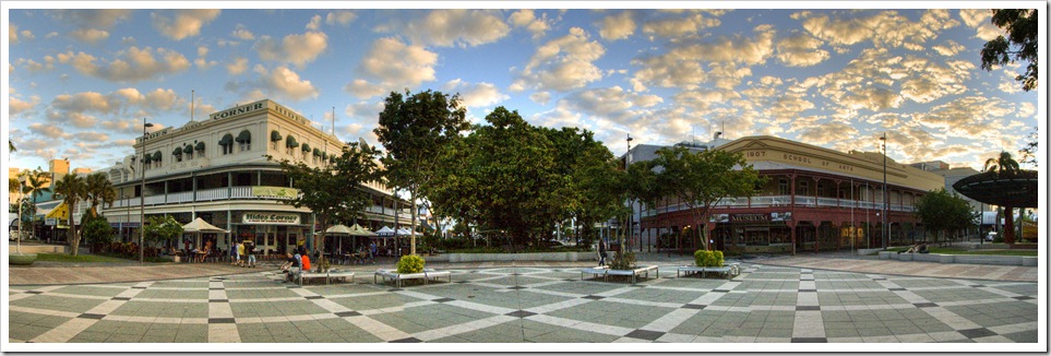 Panoramic of central Cairns