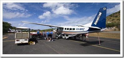 Touch down on Lizard Island