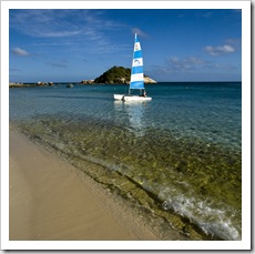 Oliver on his way in from a fun sail across Anchor Bay