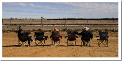 Onlookers at the Bedourie Camel Races