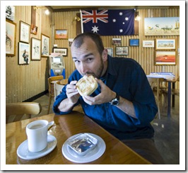 Breakfast at the Birdsville Bakery