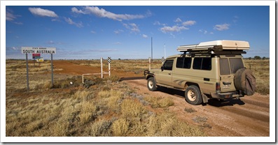 Crossing the border in South Australia