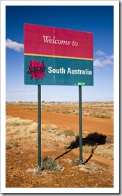 Crossing the border in South Australia