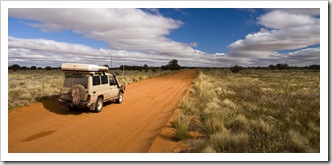 Crossing the northern section of the Strzelecki Desert