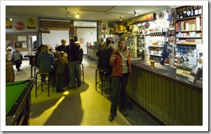 The front bar at the Innamincka Hotel