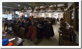 The dining room at Innamincka Hotel