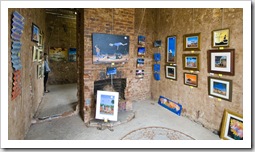 Inside one of the many art galleries in Silverton
