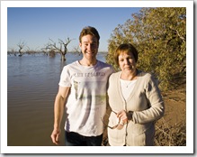 Todd and Judy at Lake Pamamaroo