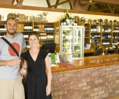 Sam and Lisa at McWilliams Mount Pleasant Winery