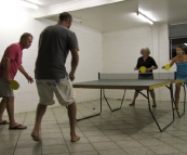 A night of table tennis in Coolum