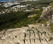 The path down Mount Coolum