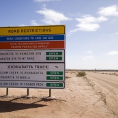 The Oodnadatta Track north out of William Creek